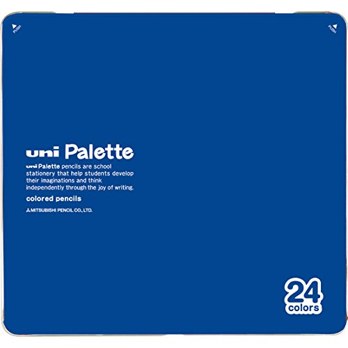 uni/三菱鉛筆 色鉛筆24ショク PLT アオ K88024CPLT33 三菱鉛筆 4902778044414（50書き割り）
