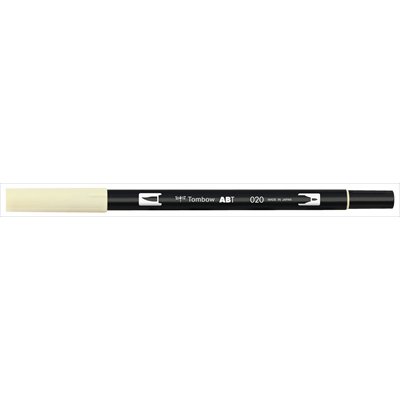 トンボ鉛筆 デュアルブラッシュペン ABT 水溶性目じるし AB-T020 トンボ鉛筆 4901991901115（240書き割り）