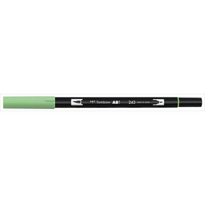 トンボ鉛筆 デュアルブラッシュペン ABT 水溶性目じるし AB-T243 トンボ鉛筆 4901991901368（240書き割り）