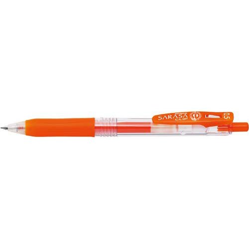 JJ15-ROR サラサクリップ０．５/レッドオレンジ ゼブラ 4901681351336（120セット）