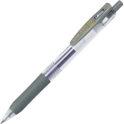 JJB15-GR サラサクリップ０．７/グレー ゼブラ 4901681351411（120セット）