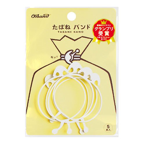 GHT-602TWT オーバンド たばねバンド #18*3 ホワイト(5本入) 共和 4971620214428(430セット)|オフィスジャパン