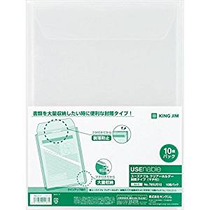 第一人者体育館 KING JIM US CH状ぶくろ10P 乳白 株式会社第一人者体育館 4971660041374（60仕掛ける）