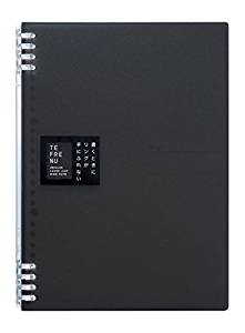 第一人者体育館 輪っかノ-ト テフレ-ヌ B5 黒 9855TTEクロ 第一人者体育館 4971660042333（30仕掛ける）