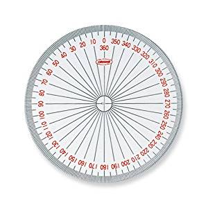 オリオンズ 全円分度器 V-316 共栄可塑性物質 4963346115097（90書き割り）