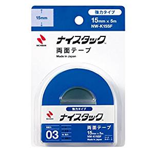 ニチバン ナイスタック 両面テープ 強力タイプ 15mm NW-K15SF ニチバン 4987167020545
