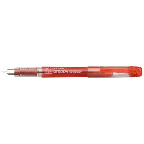 プラチナ万年筆 万年筆 プレピー レッド psq-400#11 プラチナ萬年筆 4977114113000（20セット）