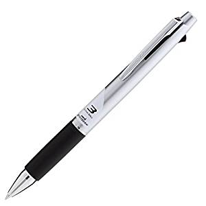 SXE380007.26 三菱鉛筆 ジェットストリーム ボールペン0.7 黒・ 赤・ 青 シルバー 三菱鉛筆 4902778209288|オフィスジャパン
