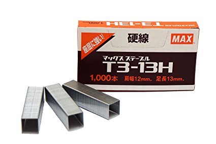 MAX マックス ステープル T3ステープル T3-13H MS92620 マックス 4902870500153｜オフィスジャパン
