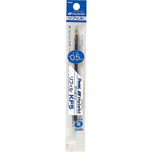 XKF5-Cｱｵ ぺんてる ゲルインキボールペン ハイブリッド リフィル 0.5mm 青 XKF5-C ぺんてる 4902506395092（1170セット）