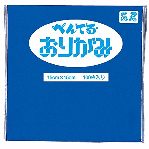 SS-17 ぺんてる おりがみ 100枚入 青 SS-17 ぺんてる 4902506976833（240セット）