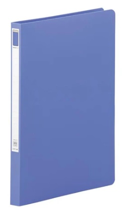 F-643ｱｲ バーロックファイル Ａ４・Ｓ型 ２穴 藍 リヒトラブ 4903419142049｜オフィスジャパン