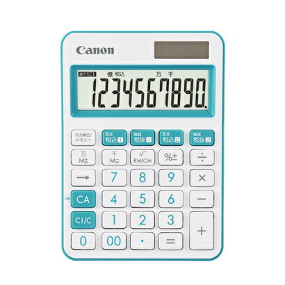 Canon カラフル電卓 LS-105WUC-BL キヤノン 4549292094886