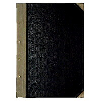 ﾂ-3 コクヨ 黒上表紙 B4 縦型 4穴 コクヨ 4901480040622（140書き割り）