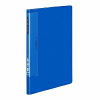 ﾗ-T560B コクヨ クリヤーブックウェーブカット固着させる式A4縦 20枚青 ラ-T560B コクヨ 4901480530420（100書き割り）