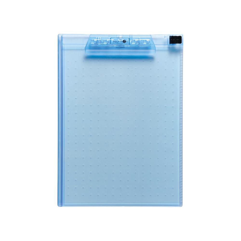 A-5010-8 ＡＱＵＡ ＤＲＯＰｓ ゼムクリップゲーム盤 Ａ４・Ｅ型 青 リヒトラブ 4903419839246（170書き割り）