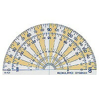 GY-GBA310 コクヨ KOKUYO 55213721 分度器 まなびすと 生まれ変わりPET脂製90×50粍半輪分度器 GY－GBA310 コクヨ 4901480209005（230書き割り）