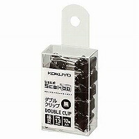 ｸﾘ-J37D コクヨ ダブルゼムクリップ scel-bo 極豆 黒   風呂敷き包み 口幅  クリーj37d コクヨ 4901480239149（220仕掛ける）