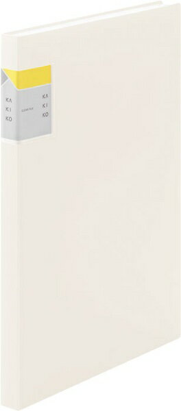 キングジム クリアファイル カキコ A4 縦 40P 白 8632Wシロ キングジム 4971660044047（90セット）