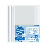 ﾌ-WTP760WX5 コクヨ KOKUYO ﾚｰﾙｸﾘﾔｰ\u0026lt;厚とじ･PET\u0026gt;5冊P コクヨ 4901480090054（80書き割り）