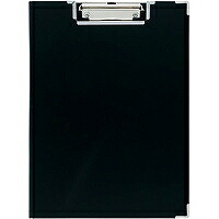 309BFｸﾛ　クリップボードBF カバー付 黒 309BF(1枚入) キングジム 4971660033638（200セット）