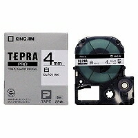 テプラ・プロ テープカートリッジ 白ラベル 4mm 黒文字 SS4K キングジム 4971660760084（120セット） 68,442円