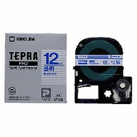 テプラ・プロ 磁気テープ薬莢 澄み切った下げ札 青文字記号 12粍 ST12B 第一人者体育館 4971660760282（120書き割り）