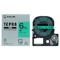 テプラ・プロ 磁気テープ薬莢 色合い下げ札淡彩 緑 6粍 SC6G 第一人者体育館 4971660765102（120書き割り）