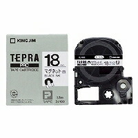 テプラ・プロ 磁気テープ薬莢 磁石磁気テープ 白 18粍 SJ18S 第一人者体育館 4971660755745（120書き割り）