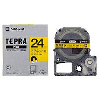 テプラ・プロ 磁気テープ薬莢 磁石磁気テープ 黄 24粍 SJ24Y 第一人者体育館 4971660755776（120書き割り）