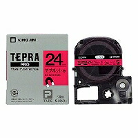 テプラ・プロ 磁気テープ薬莢 磁石磁気テープ 赤 24粍 SJ24R 第一人者体育館 4971660755790（120書き割り）