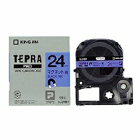 テプラ・プロ 磁気テープ薬莢 磁石磁気テープ 青 24粍 SJ24B 第一人者体育館 4971660755813（120書き割り）