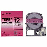 テプラ・プロ テープカートリッジ カラーラベル パール 赤 12mm SMP12R キングジム 4971660753048(120セット)