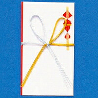 ｷ7　赤城 祝金銀花結 金封 日の出紙工 4901125040079（40セット）