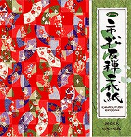 グリムホビー 市松友禅千代紙 15cm 40枚入 ショウワノート 4901161019527（60セット）
