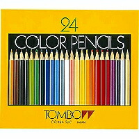 トンボ鉛筆 紙箱入色鉛筆NA 24色書き割り CQ-NA24C トンボ鉛筆 4901991016338