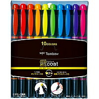 トンボ鉛筆 蛍コート 10色 WA-TC10C トンボ鉛筆 4901991641684（100セット）