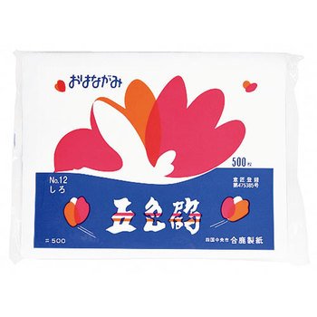 合鹿 色京花五色鶴 白 500枚 合鹿製紙 4973166005614（20仕掛ける）