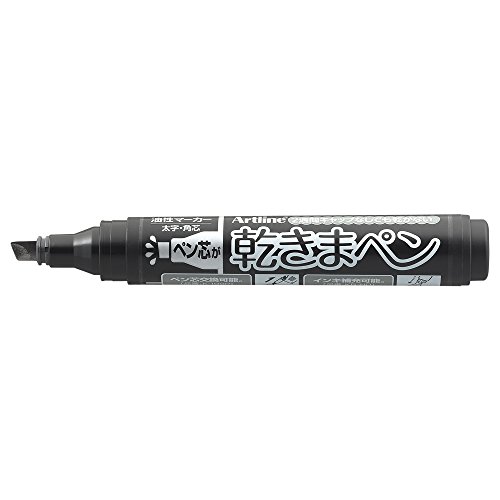K-199Nｸﾛ シヤチハタ 乾きまペン太字角芯 1P シヤチハタ 4974052760044（600セット）