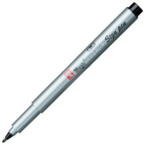 マジック ラッション サインペン 黒 MRSS-T1(1本入) 寺西化学工業 4902071614017（110セット）