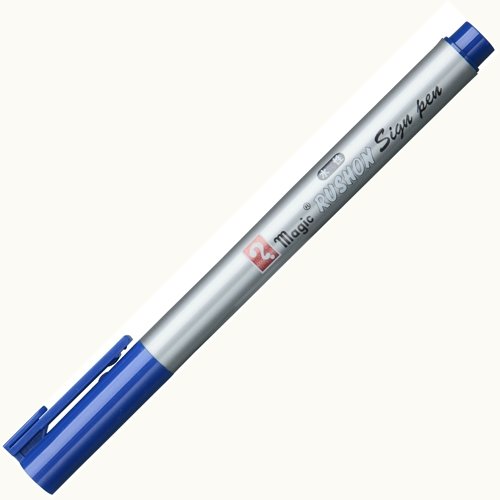 ラッションサインペン 青 MRSS-T3 寺西化学工業 4902071614031（110セット）