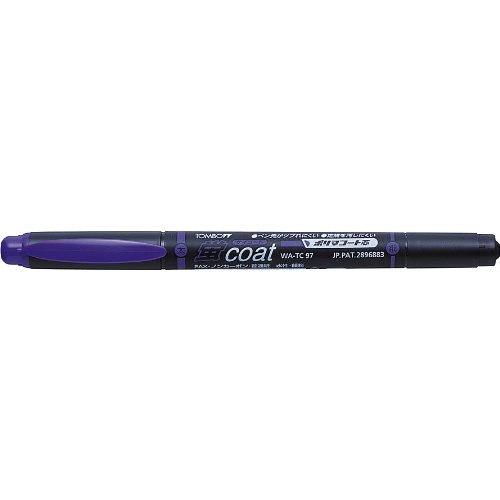 WA-TC97ﾑﾗｻｷ　トンボ 蛍光マーカー 蛍COAT むらさき WA-TC97(1本入) トンボ鉛筆 4901991641639（210セット）