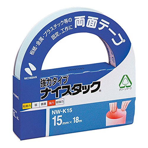ニチバン ナイスタック 両面テープ 強力タイプ 15mm NW-K15 ニチバン 4987167000066