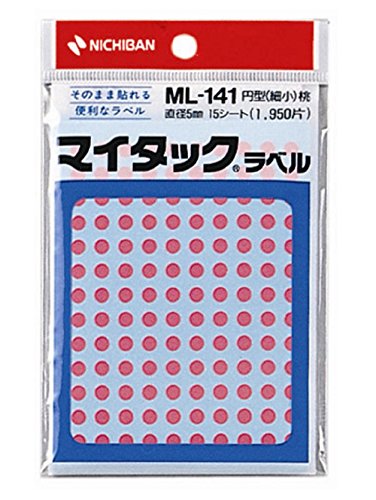 マイタック カラーラベル ml-141 桃 ニチバン 4987167041076(60セット)|オフィスジャパン
