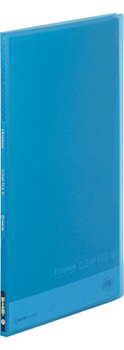 シンプリーズ クリアーファイル(透明) 青 186TSPH キングジム 4971660023776（90セット）
