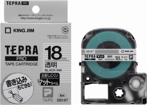 テプラ・プロ 磁気テープ薬莢 引っ敷き付け札 澄み切った 18粍 SB18T 第一人者体育館 4971660770137（20仕掛ける）