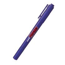 PM120T33 uni プロッキー 青 ツインタイプ(極細+細字) 三菱鉛筆 4902778597477（600セット）