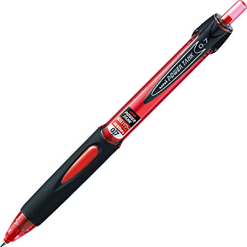 uni 撃ち当てる式油性ボールペン 力強さ貯蔵タンク 0.7 赤 三菱鉛筆 4902778763612