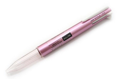 uni スタイルフィット 5色ホルダー クリップ付 メタリックピンク 三菱鉛筆 4902778104866