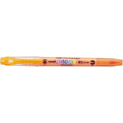 PUS102T4　uni プロパス ウインドウ スタンダードカラー 蛍光ペン 橙 三菱鉛筆 4902778692455（710セット）
